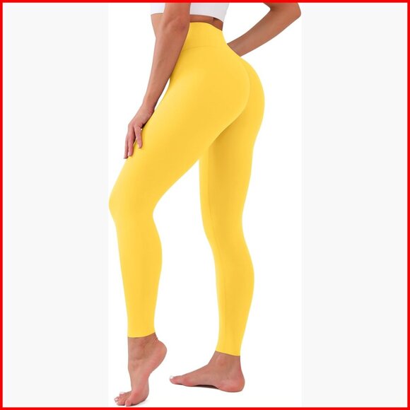 Pants - High Waisted Tummy Control Leggings Buttery Soft Yoga Pants for Workout